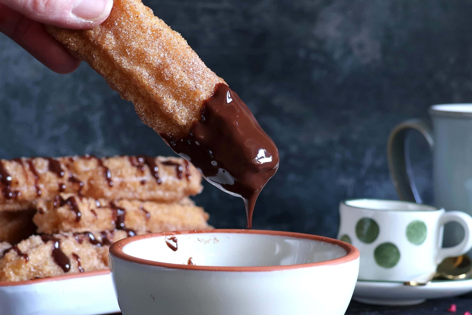 Churros with Chocolate Dip