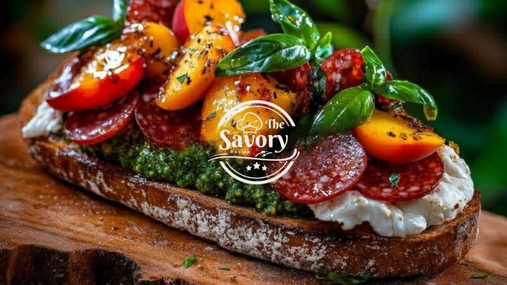 Bruschetta Peaches
