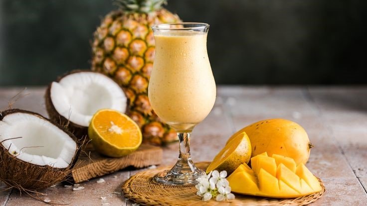The Tropical Sunrise Smoothie a vibrant, refreshing blend of mango, pineapple, orange juice, and banana that brings the taste of the tropics straight to your glass. This energizing, nutrient-packed smoothie is the perfect way to start your day right, delivering natural sweetness, a boost of vitamin C, and creamy texture all in one sip. Whether you’re fueling up post-workout or craving a healthy tropical treat, this easy-to-make smoothie is both delicious and hydrating. With its bright colors and bold flavors, it’s not just a drink it’s a feel-good moment in every glass.