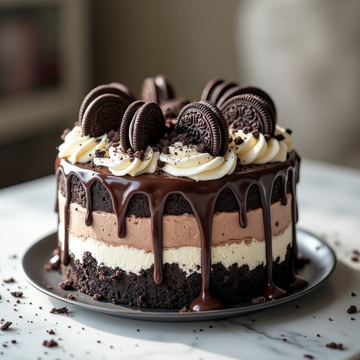 the ultimate Oreo Ice Cream Cake, a decadent, no-bake dessert that layers creamy vanilla ice cream, rich chocolate fudge, and crunchy Oreo cookie crumbs for a show-stopping treat everyone will love. This easy-to-make recipe is the perfect choice for birthdays, summer parties, or any time you’re craving something cool, sweet, and unforgettable. With just a few ingredients and minimal prep time, this cake delivers maximum flavor with zero stress. Whether you’re a chocolate lover or just need a quick frozen dessert, this crowd-pleasing Oreo creation is a guaranteed hit. Serve it chilled and watch it disappear pure bliss in every bite!
