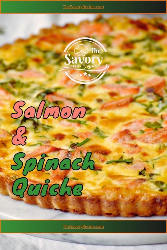 Salmon & Spinach Quiche