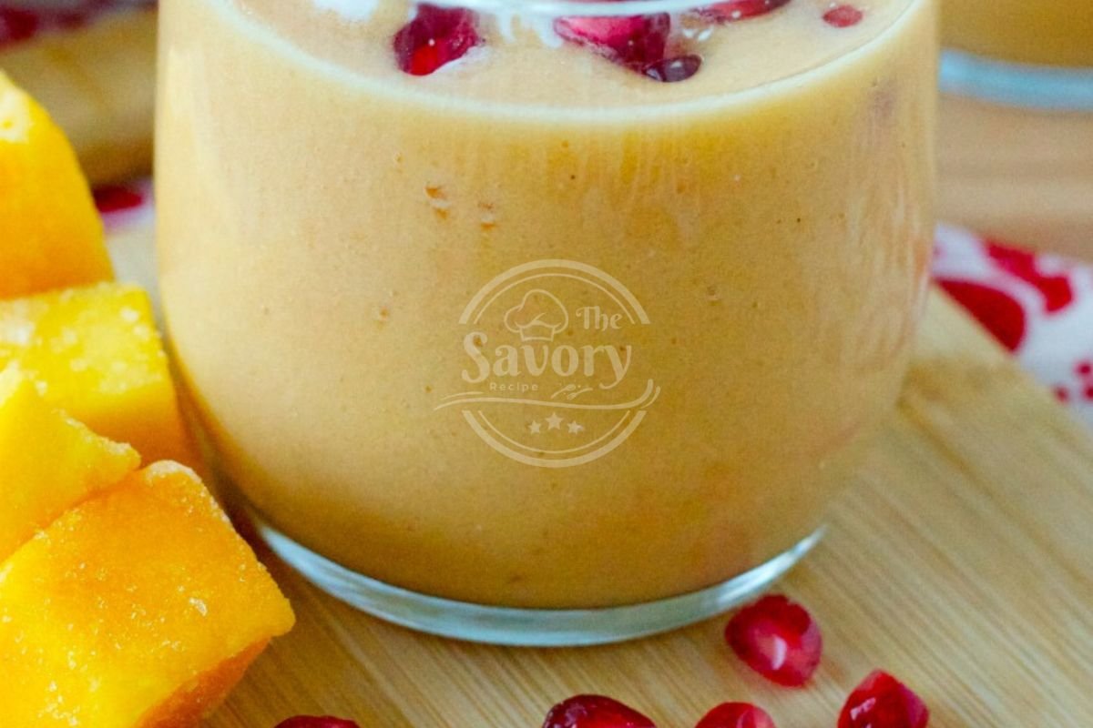 The Tropical Sunrise Smoothie Pomegranate seeds