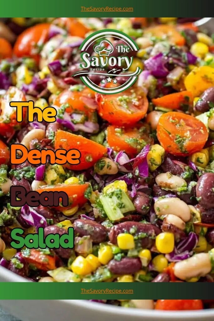 Fuel your day with this dense bean salad, a hearty, protein-packed dish loaded with colorful vegetables, fiber-rich legumes, and bold, satisfying flavors. Featuring a mix of beans like chickpeas, kidney beans, and black beans tossed with crisp peppers, red onions, and a zesty vinaigrette this nutrient-dense salad is both filling and refreshing. Perfect as a plant-based lunch, meal prep option, or vibrant side dish, it delivers long-lasting energy and essential nutrients in every bite. With its rich texture, vibrant colors, and wholesome ingredients, this robust legume salad proves that healthy eating can be both delicious and deeply satisfying.