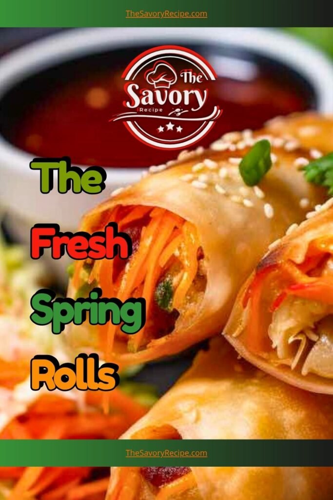 Enjoy the crisp, vibrant flavors of fresh spring rolls, a light and wholesome dish that’s as beautiful as it is delicious. Wrapped in delicate rice paper and filled with a colorful mix of fresh vegetables, herbs, rice noodles, and often shrimp or tofu, these refreshing Asian-inspired rolls are perfect for warm days or healthy snacking. Served with a tangy peanut or hoisin dipping sauce, each bite delivers a cool, crunchy texture and a burst of herbal brightness. Whether you're preparing them for lunch, appetizers, or a light dinner, these Vietnamese-style rolls are a nutritious, no-fry alternative that’s both satisfying and fun to make.