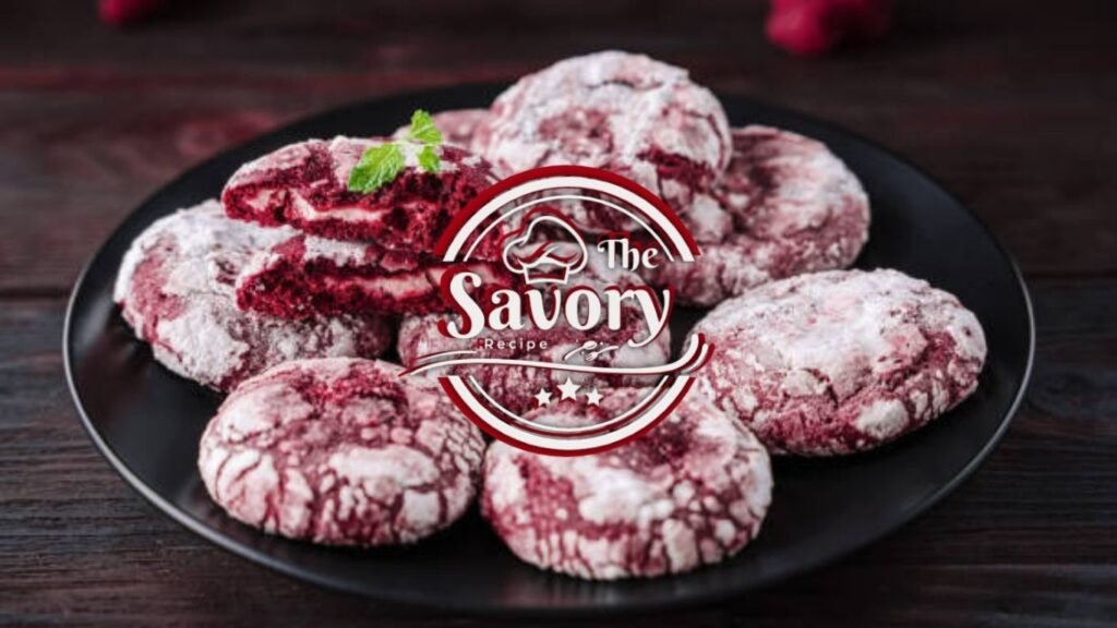 Fall in love with the charm of Red Velvet Crinkle Kisses soft, chewy cookies with a signature crackled surface, dusted in powdered sugar and topped with a creamy chocolate kiss. These festive red velvet treats blend the rich flavor of cocoa with a subtle tang, creating a delightfully balanced bite that’s perfect for holidays, special occasions, or just because. With their eye-catching color and melt-in-your-mouth texture, they’re a crowd-pleasing dessert that’s as fun to make as it is to eat. Whether you're baking for a cookie swap or gifting a homemade batch, these elegant crinkle cookies offer classic flavor with a romantic twist.