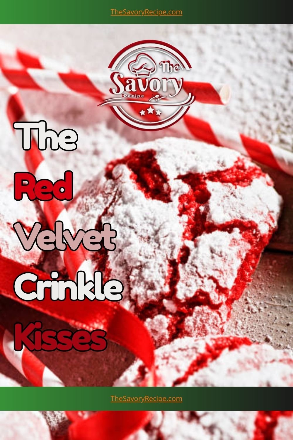 Fall in love with the charm of Red Velvet Crinkle Kisses soft, chewy cookies with a signature crackled surface, dusted in powdered sugar and topped with a creamy chocolate kiss. These festive red velvet treats blend the rich flavor of cocoa with a subtle tang, creating a delightfully balanced bite that’s perfect for holidays, special occasions, or just because. With their eye-catching color and melt-in-your-mouth texture, they’re a crowd-pleasing dessert that’s as fun to make as it is to eat. Whether you're baking for a cookie swap or gifting a homemade batch, these elegant crinkle cookies offer classic flavor with a romantic twist.