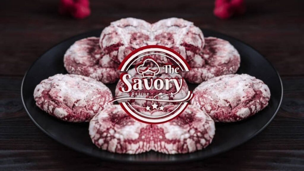 Fall in love with the charm of Red Velvet Crinkle Kisses soft, chewy cookies with a signature crackled surface, dusted in powdered sugar and topped with a creamy chocolate kiss. These festive red velvet treats blend the rich flavor of cocoa with a subtle tang, creating a delightfully balanced bite that’s perfect for holidays, special occasions, or just because. With their eye-catching color and melt-in-your-mouth texture, they’re a crowd-pleasing dessert that’s as fun to make as it is to eat. Whether you're baking for a cookie swap or gifting a homemade batch, these elegant crinkle cookies offer classic flavor with a romantic twist.