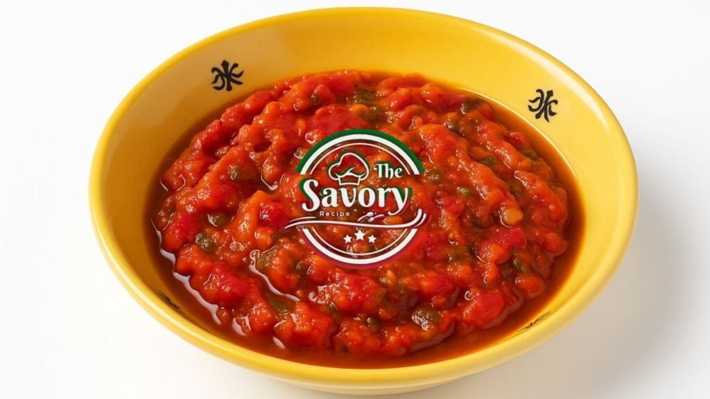 Savor the bold, sun-drenched flavors of Taktouka, a traditional Moroccan pepper and tomato salad that’s as colorful as it is delicious. Made by simmering roasted green peppers with grated tomatoes, garlic, olive oil, and warm spices like paprika and cumin, this flavorful cooked salad is a staple in Moroccan cuisine. Served warm or at room temperature, it pairs beautifully with fresh bread and works perfectly as a mezze, side dish, or light vegan main. Bursting with smoky notes and natural sweetness, Taktouka offers a simple yet satisfying taste of North African home cooking healthy, aromatic, and deeply comforting.